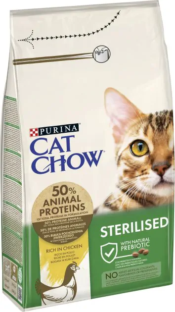 Сухий корм для котів Purina Cat Chow Sterilised з куркою