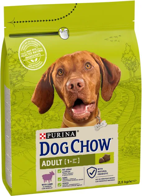Сухий корм для собак Dog Chow Adult з ягням