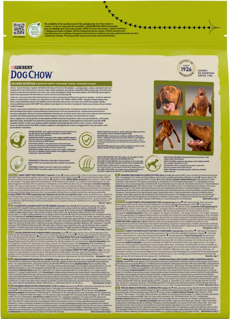 Сухий корм для собак Dog Chow Adult з ягням