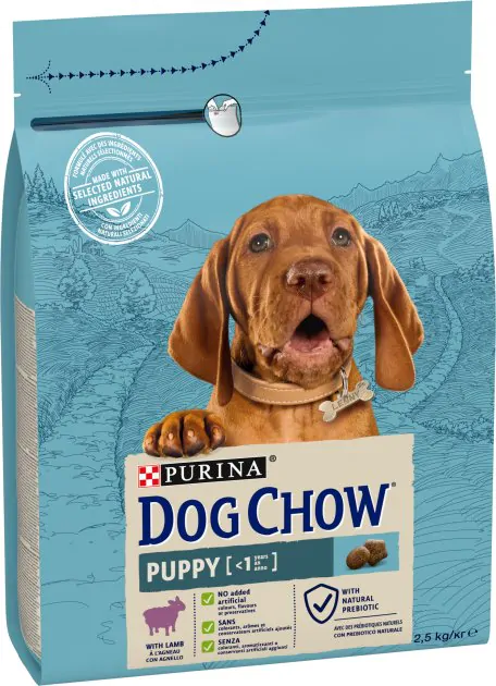 Сухий корм для цуценят Dog Chow Puppy з ягням