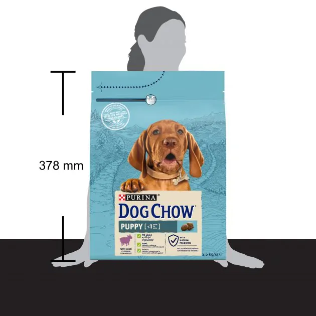 Сухий корм для цуценят Dog Chow Puppy з ягням