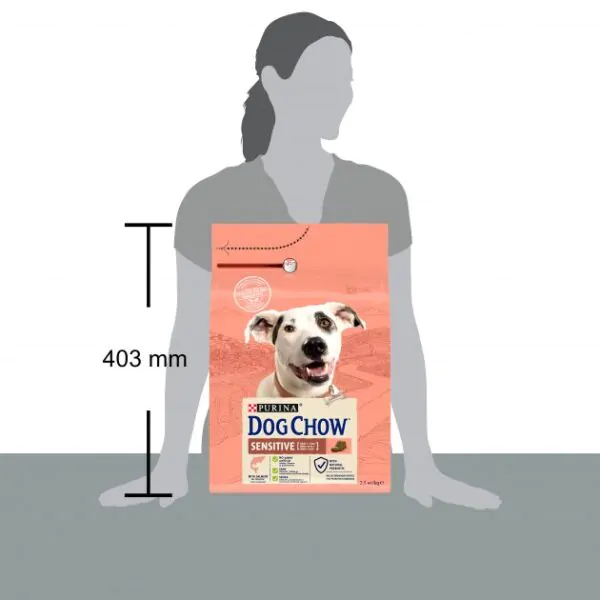 Сухий корм для собак з чутливим травленням Dog Chow Sensitive з лососем