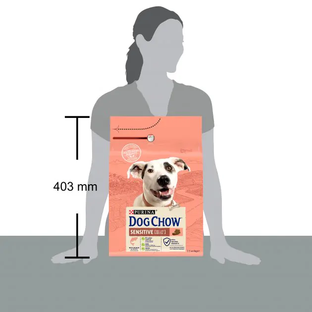 Сухий корм для собак з чутливим травленням Dog Chow Sensitive з лососем