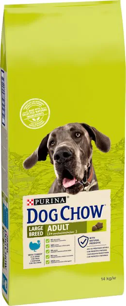 Сухий корм для собак великих порід Dog Chow Large Breed з індичкою