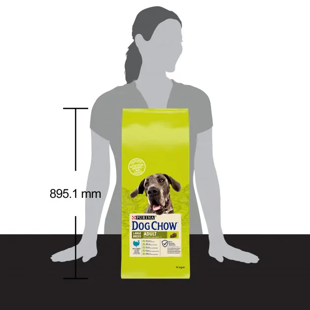 Сухий корм для собак великих порід Dog Chow Large Breed з індичкою