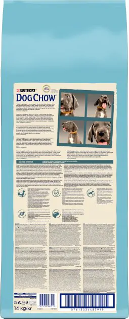 Сухий корм для цуценят великих порід Dog Chow Puppy Large Breed з індичкою 14 кг