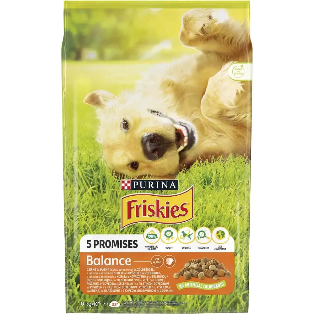 Сухий корм для собак Friskies Balance курка та овочі