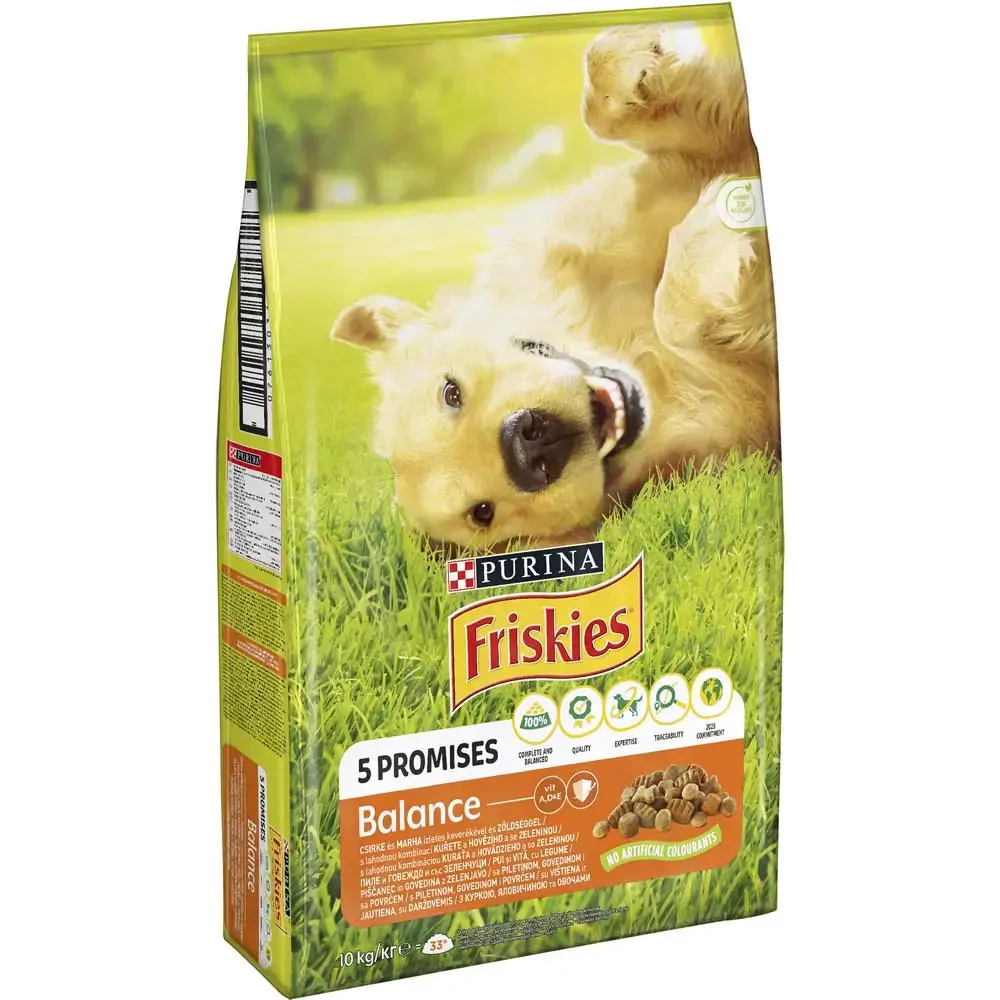 Сухий корм для собак Friskies Balance курка та овочі