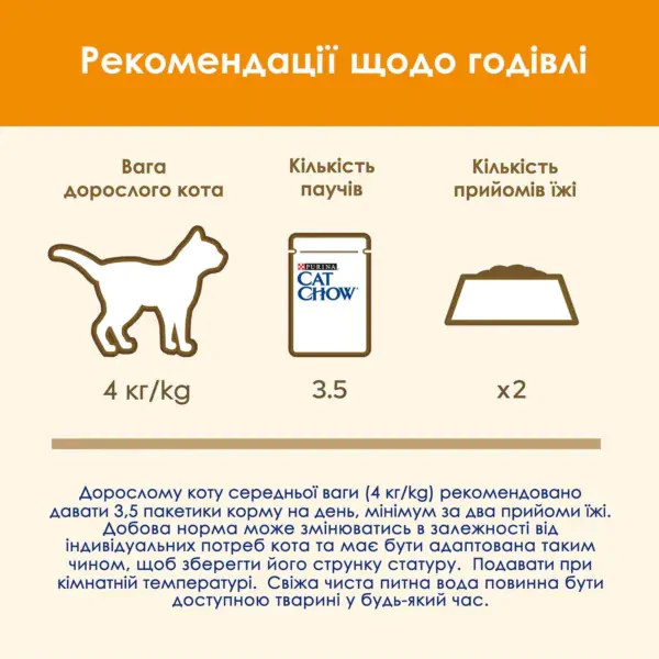 Вологий корм для котів Cat Chow Adult 85 г (яловичина та баклажани)