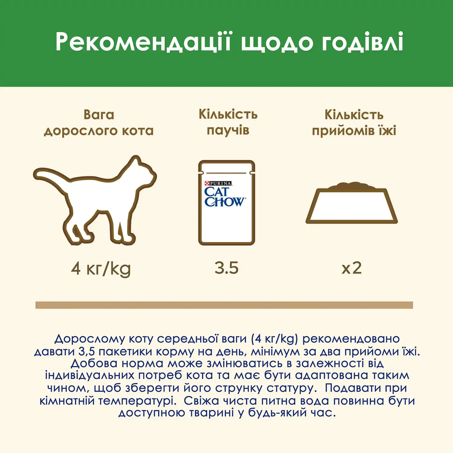 Вологий корм для стерилізованих котів Cat Chow Adult 85 г (ягня та квасоля)