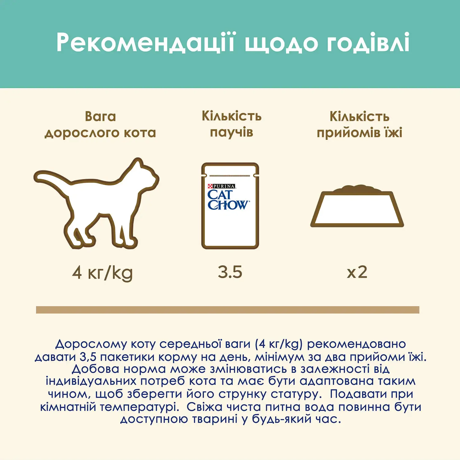Вологий корм для котів для виведення шерсті Cat Chow Adult 85 г (курка і квасоля)