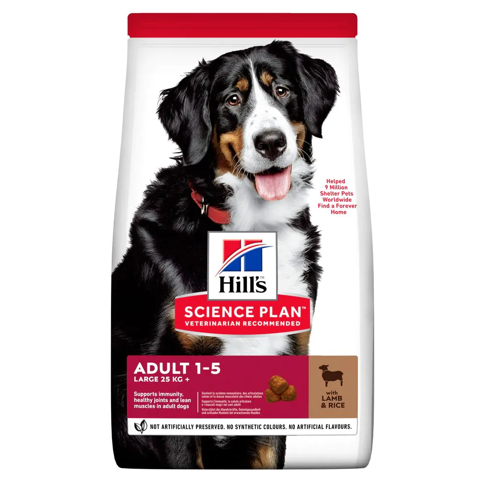 Сухий корм для собак великих порід Hill's Science Plan Adult Large Breed з ягням 14 кг