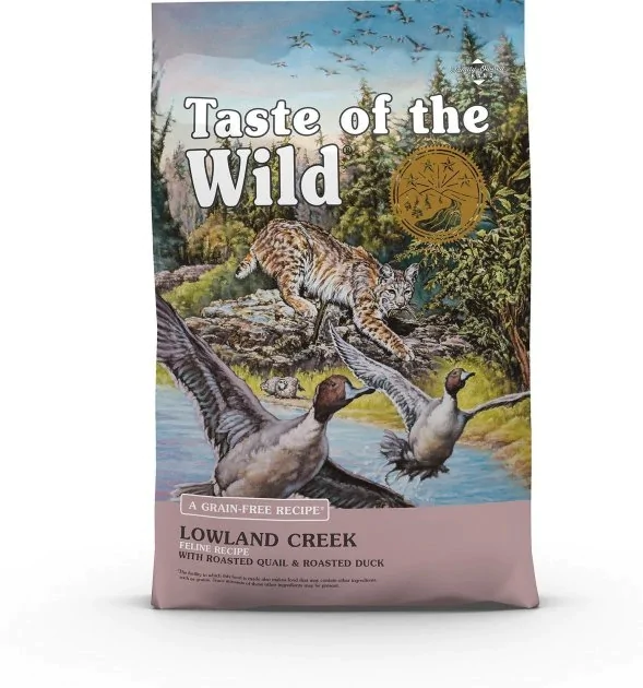 Taste of the Wild Lowland Creek Feline - корм для котів з перепілкою та качкою