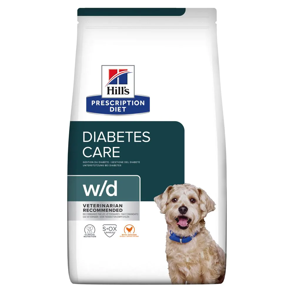 Сухий корм для собак при цукровому діабеті Hill's Prescription Diet w/d з куркою 10 кг