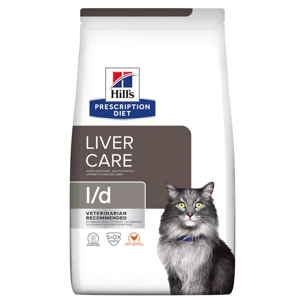Сухий корм для котів підтримання функції печінки Hill’s Prescription Diet l/d 1,5 кг