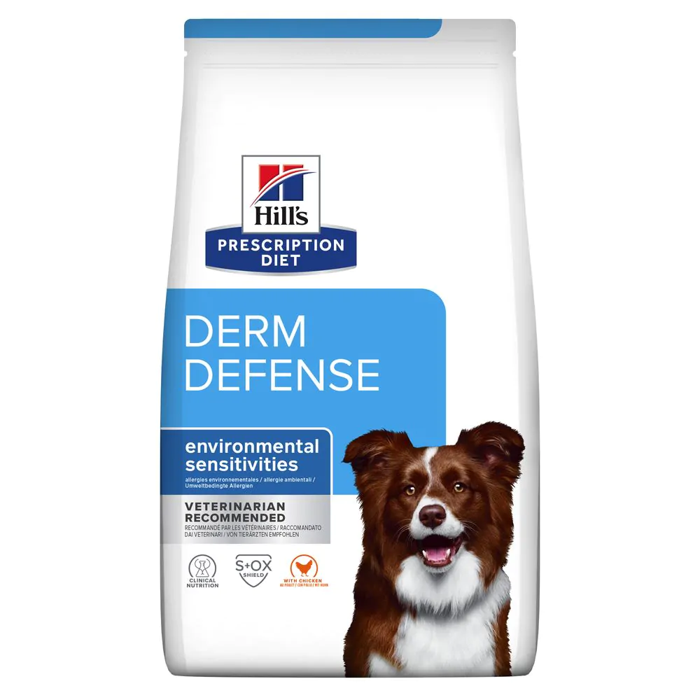 Сухий корм для собак при атопічному дерматиті Hill's Prescription Diet Derm Defense
