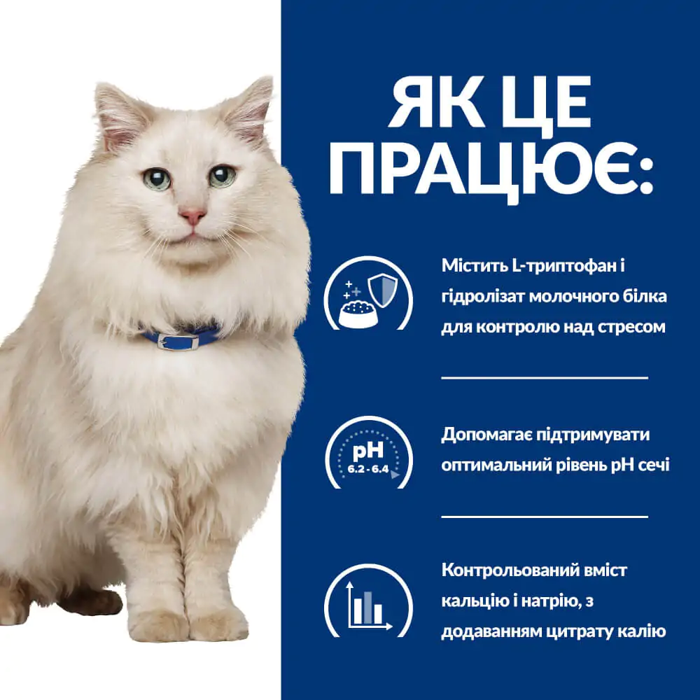 Сухий корм для котів при стресі Hill’s Prescription Diet c/d Stress