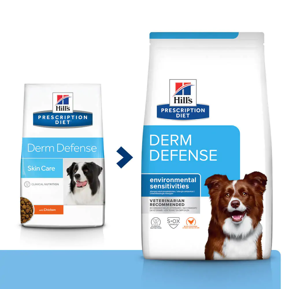 Сухий корм для собак при атопічному дерматиті Hill's Prescription Diet Derm Defense