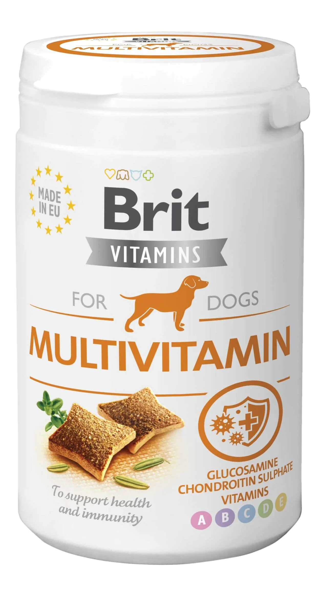 Вітаміни для собак Brit Vitamins Multivitamin для підтримки здоров'я 150 г Вітаміни для собак Brit Vitamins Multivitamin для підтримки здоров'я 150 г