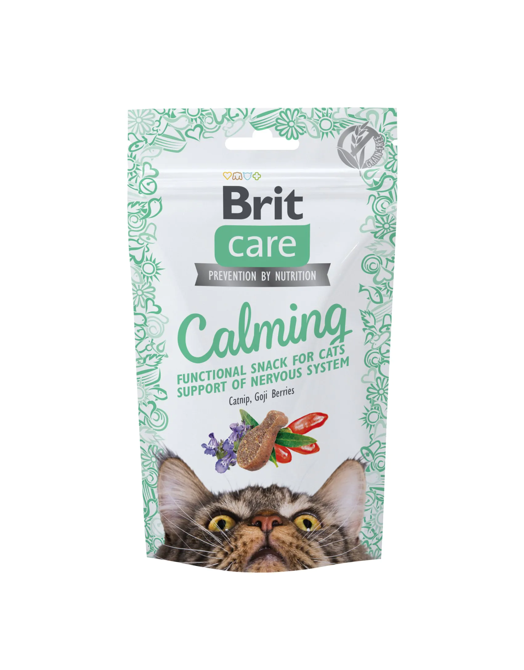 Ласощі для котів Brit Care Cat Snack Calming з куркою, 50 г