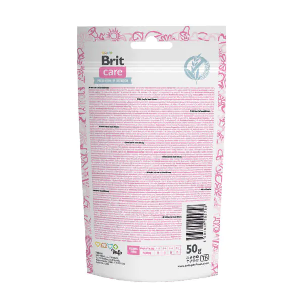 Ласощі для котів Brit Care Cat Snack Urinary з індичкою, 50 г