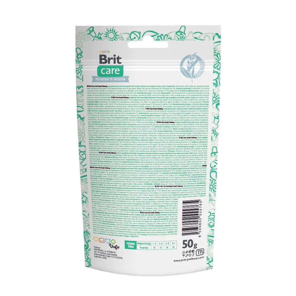 Ласощі для котів Brit Care Cat Snack Calming з куркою, 50 г