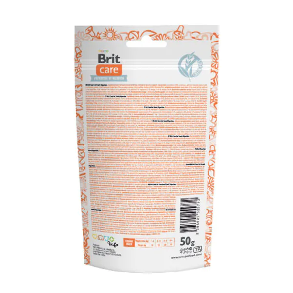 Ласощі для котів Brit Care Cat Snack Digestion з тунцем, 50 г