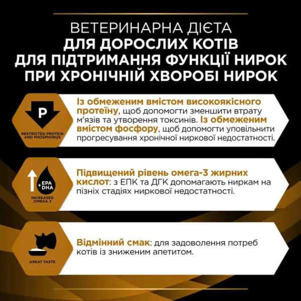 Сухий лікувальний корм для котів Purina Pro Plan Veterinary Diets NF Renal Function Advanced Care 5 кг