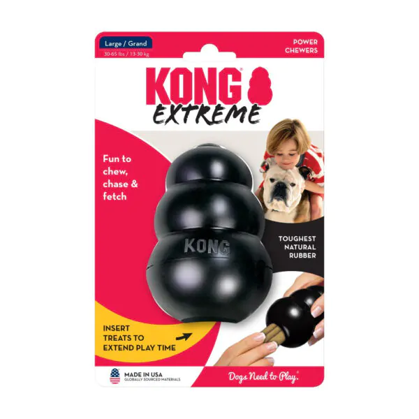 Іграшка KONG Extreme суперміцна груша-годівниця для собак середніх і великих порід, L