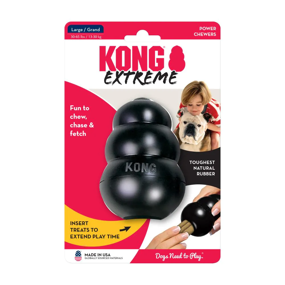 Іграшка KONG Extreme суперміцна груша-годівниця для собак середніх і великих порід, L