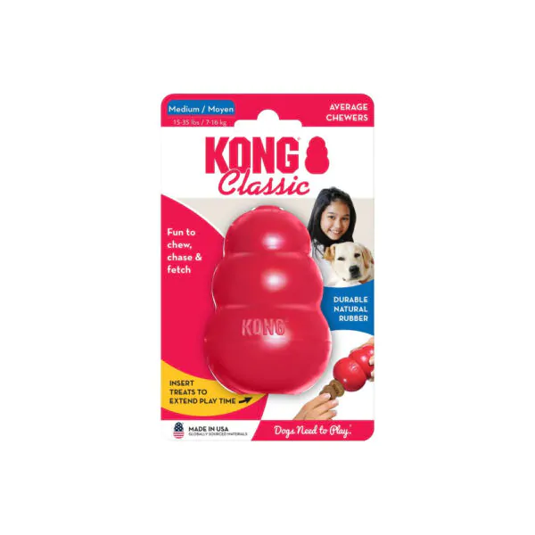 Іграшка KONG Classic груша-годівниця для собак середніх порід, M