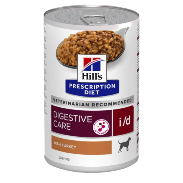Вологий корм для собак догляд за травленням Hill’s Prescription Diet i/d Digestive Care з індичкою 360 г