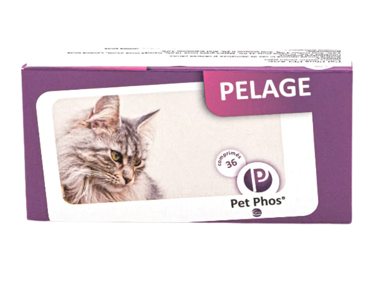 Вітаміни для котів PET-PHOS PELAGE, 3х12 таб