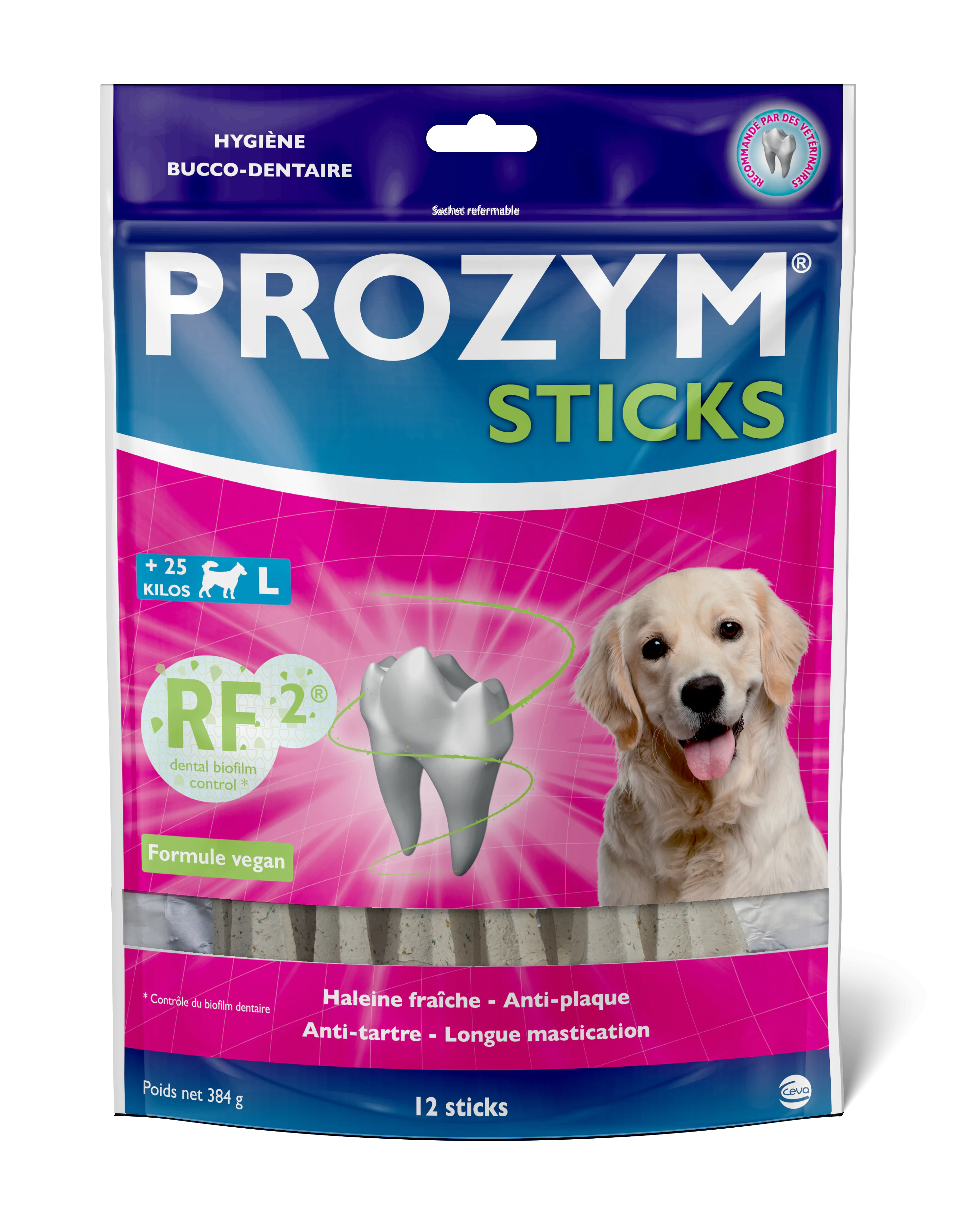 Жувальні стіки для собак PROZYM RF2 L, 12 шт