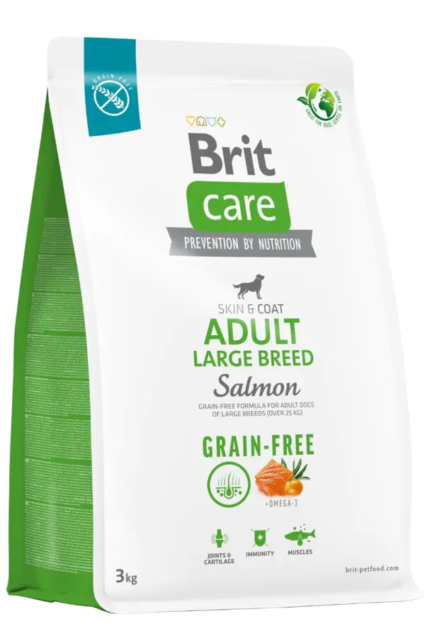 Brit Care Dog GF Adult Large Breed - корм для собак великих порід беззерновий з лососем