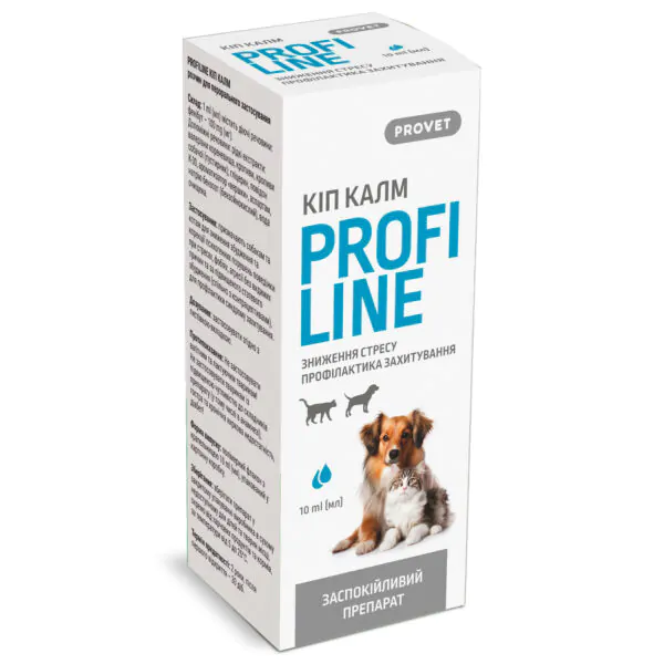 Краплі PROVET PROFILINE KІП КАЛМ для котів та собак 10 мл (заспокійливе)
