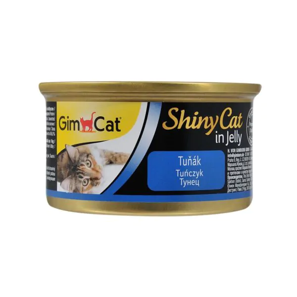 Вологий корм для котів GimCat Shiny Cat з тунцем в желе 70 г