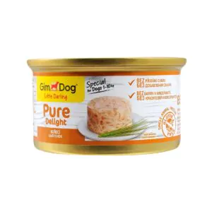 Вологий корм для собак мініатюрних порід GimDog LD Pure Delight з куркою 85 г