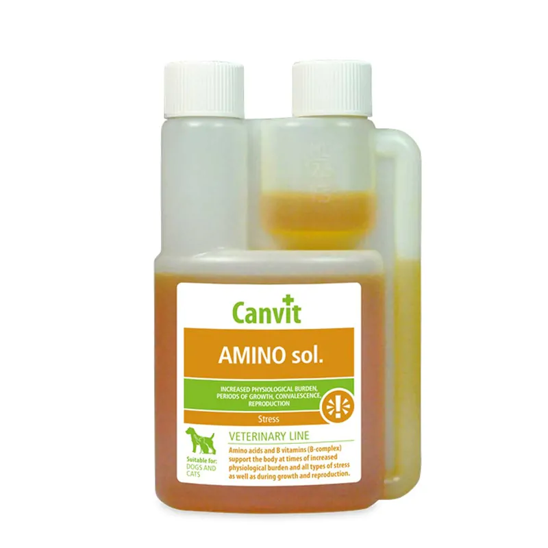 Комплексний препарат для собак та котів Canvit Аміносол Amino sol 250 мл