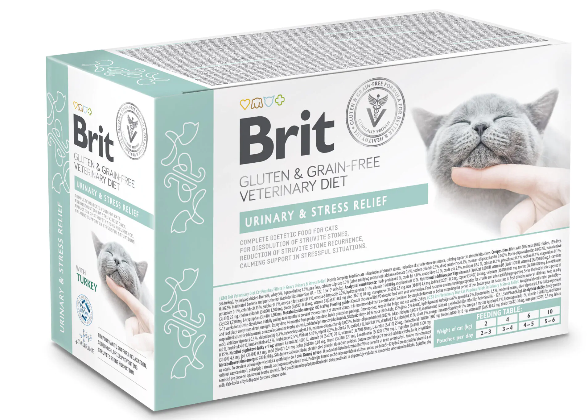 Brit GF VetDiet Urinary and Stress Relief - вологий корм для котів з індичкою 12 x 85 г Brit GF VetDiet Urinary and Stress Relief - вологий корм для котів з індичкою 12 x 85 г