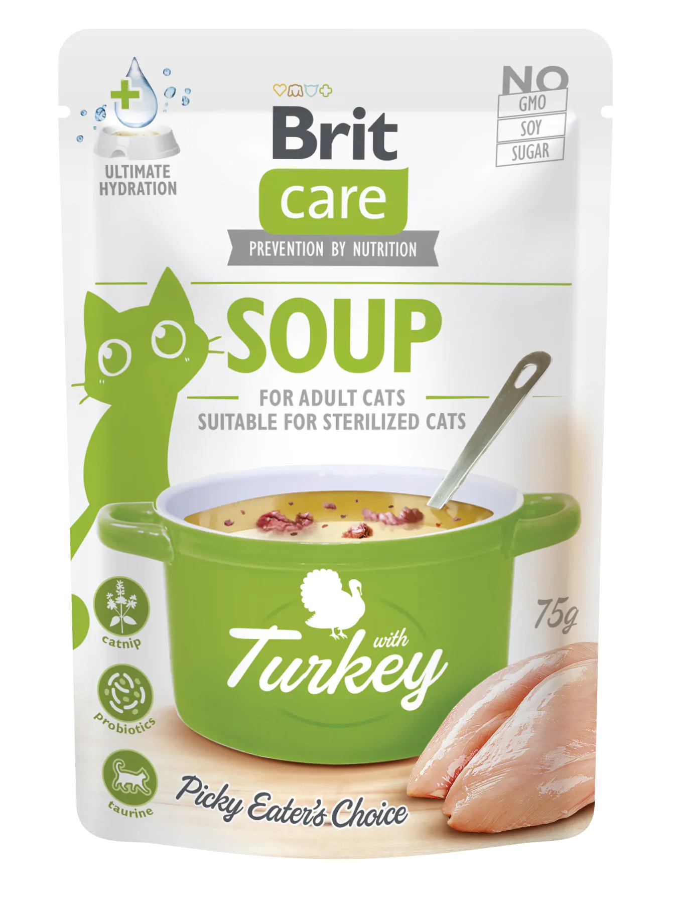 Brit Care Soup with Turkey - вологий корм для котів з індичкою 75 г