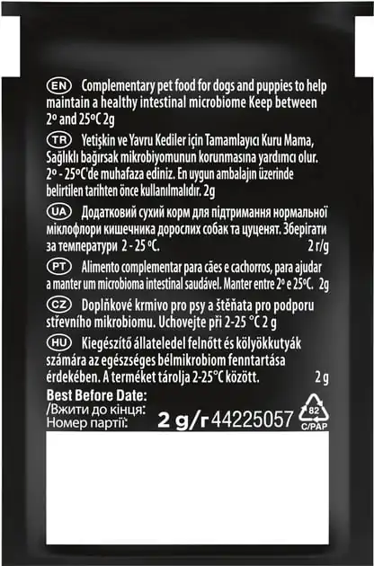 Пробіотик з пребіотиком для собак та цуценят Purina Pro Plan FortiFlora Plus для підтримання міклофлори кишечника 30 x 2 г