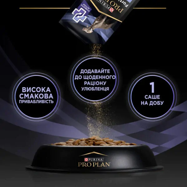 Пробіотик з пребіотиком для собак та цуценят Purina Pro Plan FortiFlora Plus для підтримання міклофлори кишечника 30 x 2 г