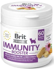Вітаміни для собак Brit Vitamins Immunity Booster 120 g для імунітету 60 таблеток