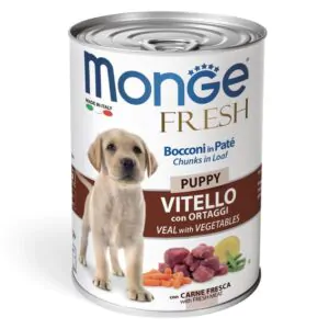Вологий корм для цуценят Monge Dog Fresh Puppy з телятиною 400 г