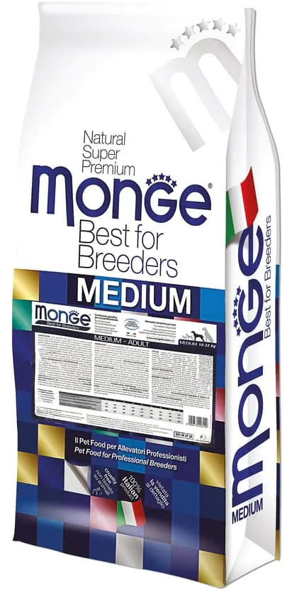 Корм для собак середніх порід Monge Dog Medium Adult курка з рисом 15 кг