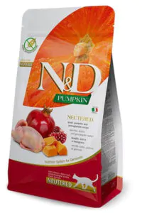 Farmina N&D Pumpkin Grain Free Cat Adult Neutered Quail & Pomegranate - сухий корм для котів