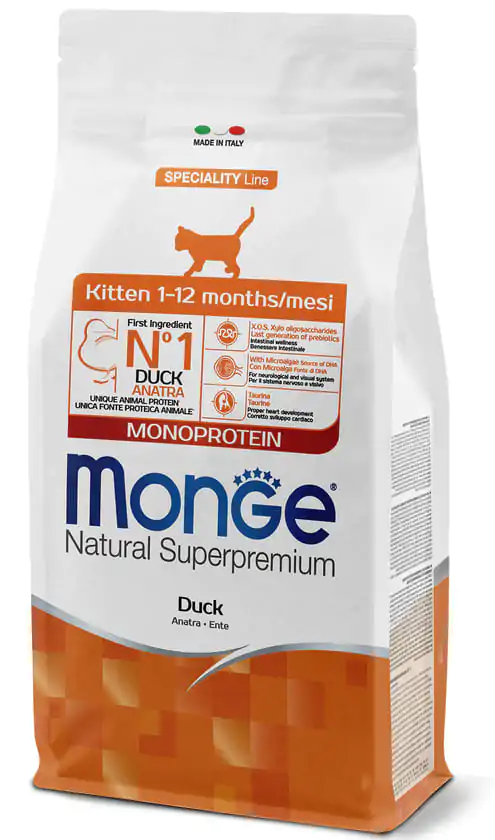 Monge Kitten Monoprotein Duck - сухий корм для кошенят з качкою