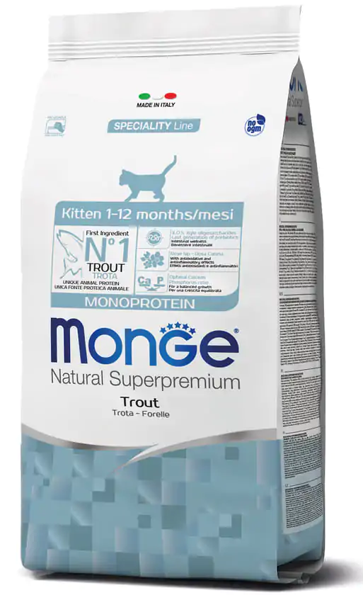Monge Kitten Monoprotein Trout - сухий корм для кошенят з фореллю