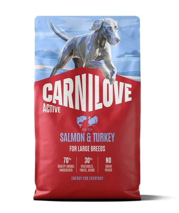Carnilove Active Dog Salmon & Turkey Large Breed – корм для cобак великих порід лосось та індичка